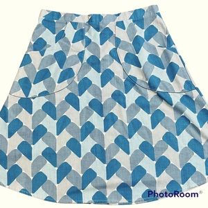 Vintage Print Styled Skirt